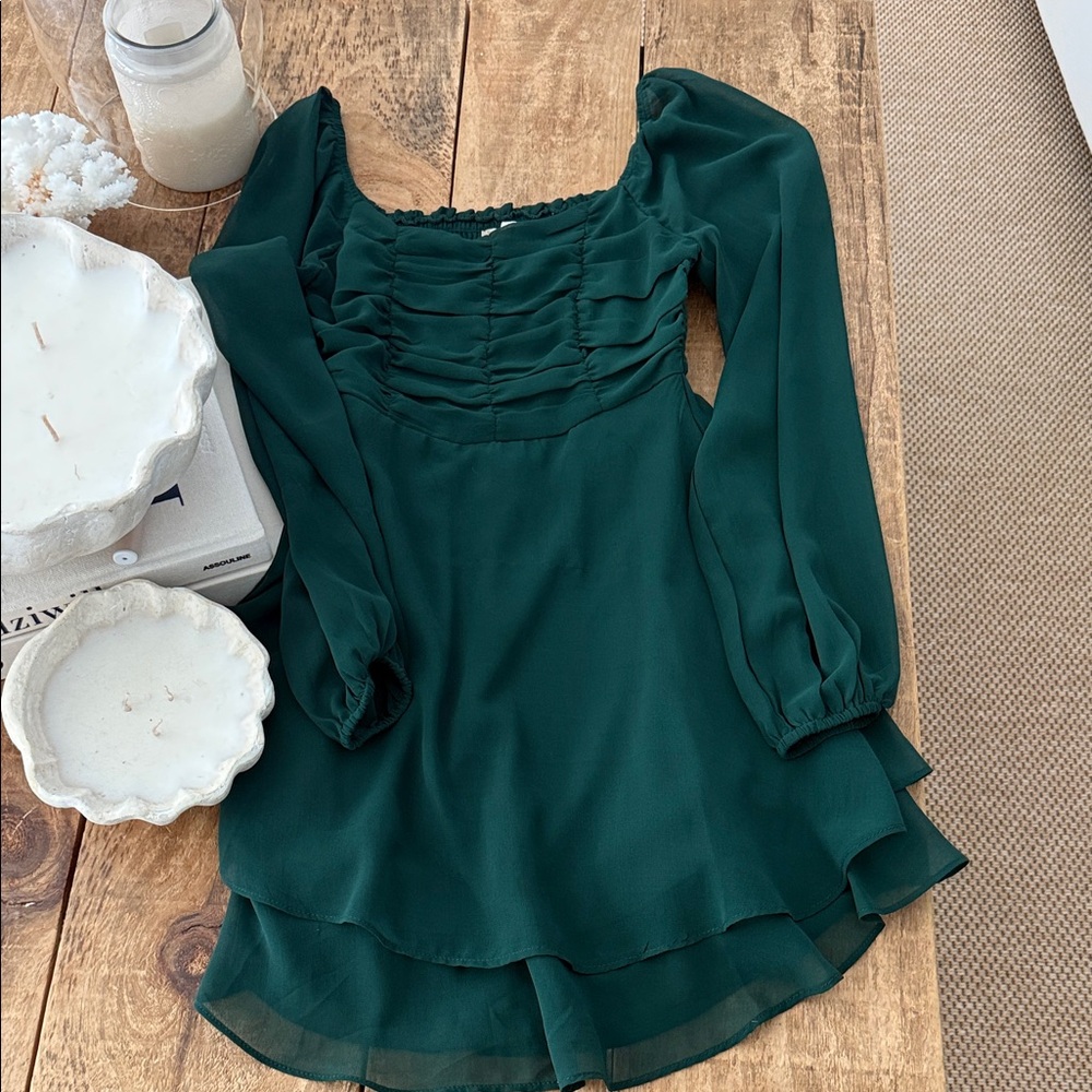 Altar'd State Forest Green Dress